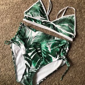 🌿Palm Leaf bikini